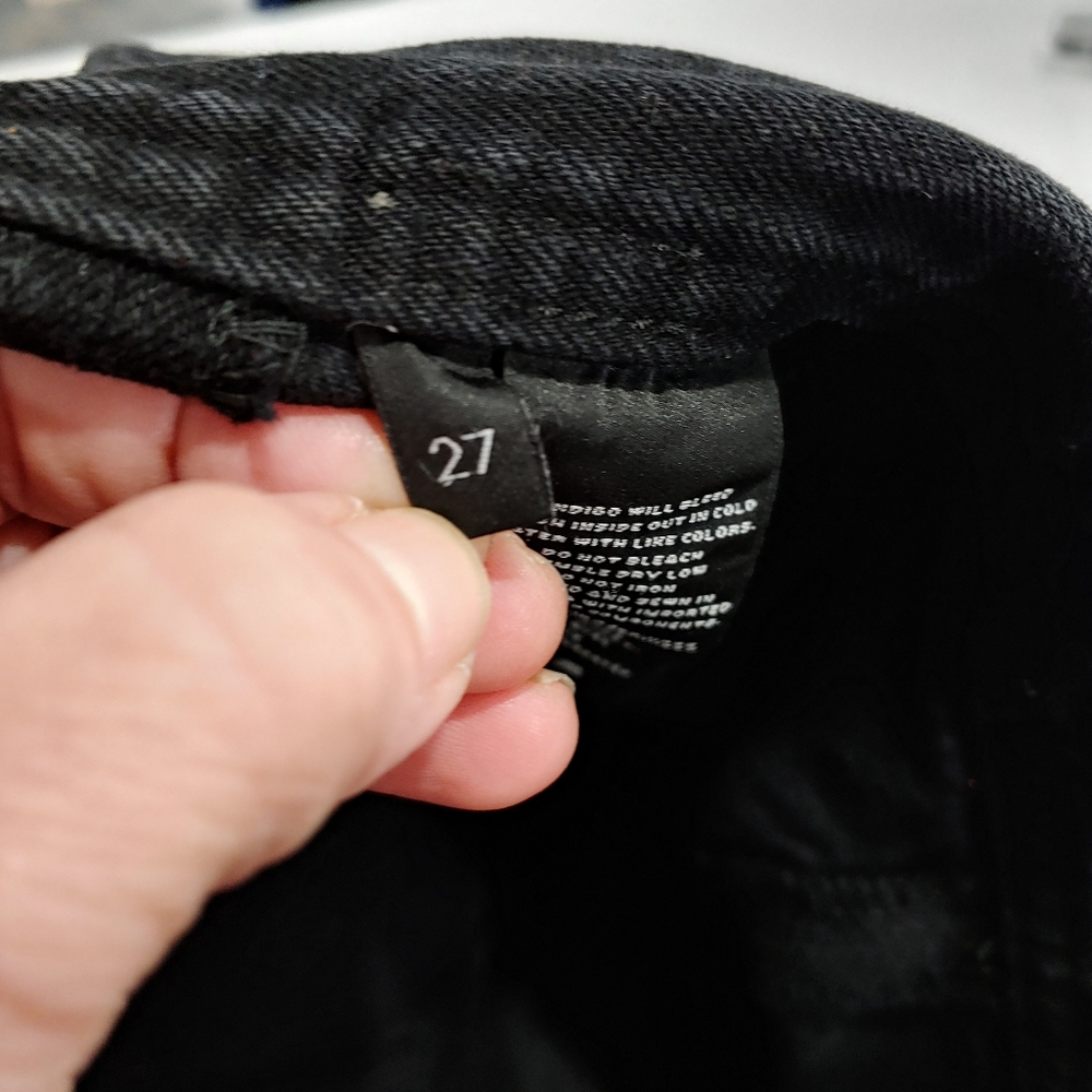 J. BRAND X BELLA FREUD BUTTON FRONT JEAN SKIRT WITH SIDE ZIP (711) - Picture 9 of 13